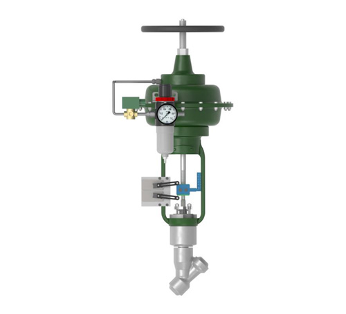 Pneumatic globe valve